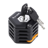 West Biking 0705045 Bicycle Lock 3 Keys Frame Mount Reliable Bike Lock 0.85 m