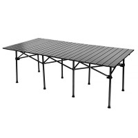 Lesko S5436 Folding Camping Table, 214*70*70 cm