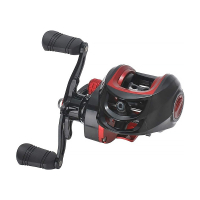 Yumoshi AM 200 Black-Red Right Multiplier Reel
