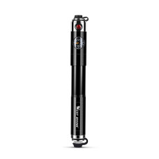 Насос велосипедный West Biking YP0711060 Black с индикатором манометром двусторонний