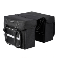 West Biking 0707211 Black Bicycle Trunk Bag, 12L