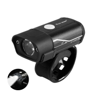 West Biking 0701181 Black Metal Bicycle Headlight LED Bike Light