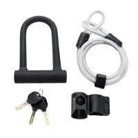 West Biking 0705031/0705032 Bicycle Cable Lock with Key