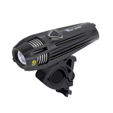 Велосипедная фара West Biking 0701263 Black + Silver металлическая велофара LED фонарь для велосипеда