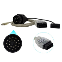 K+DCAN INPA USB Car Diagnostic Scanner for BMW and 20-pin Adapter