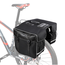 Сумка велосипедна West Biking 0707238 Black на багажник об'єм 30L