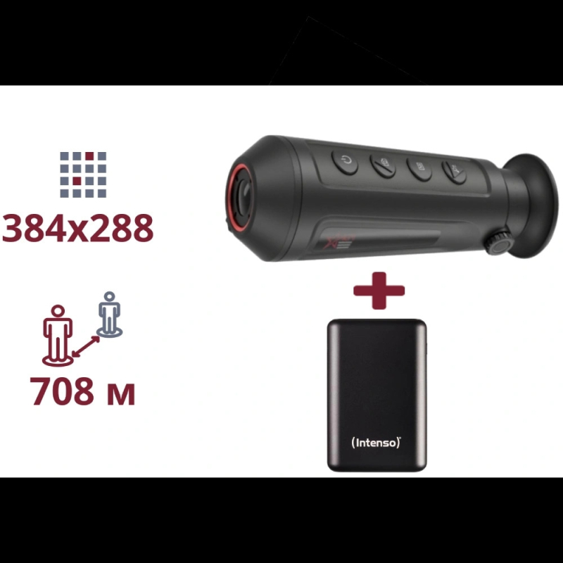 AGM Taipan TM15-384 + INTENSO Powerbank 2 000 мА•ч ТЕПЛОВИЗИОННЫЙ МОНОКУЛЯР И ПОВЕРБАНК