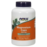 Magnesium 400 mg, NOW Foods, 180 caps