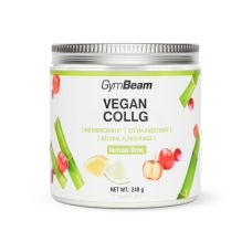 Веганський колаген,GymBeam, 249 g, лимон-лайм