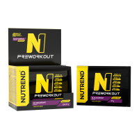 Передтренувальний комплекс N1,Nutrend, 10 x 17 g, чорна смородина
