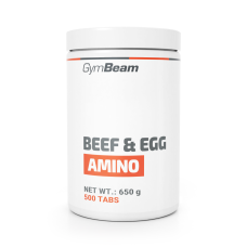 Beef&Egg,GymBeam, 500 табл, без смакових добавок