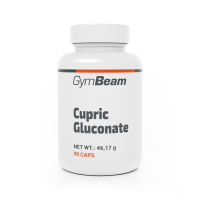 Copper Gluconate, GymBeam, 90 caps