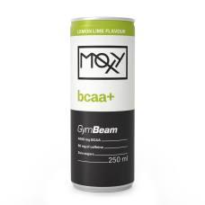 Енергетичний напій MOXY bcaa+ ,GymBeam, 250 мл, лимон - лайм