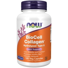 Гидролизированный коллаген BioCell Type II, NOW Foods, 120 капс