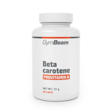 Бета-каротин (провітамін А),GymBeam, 60 капс, без смакових добавок