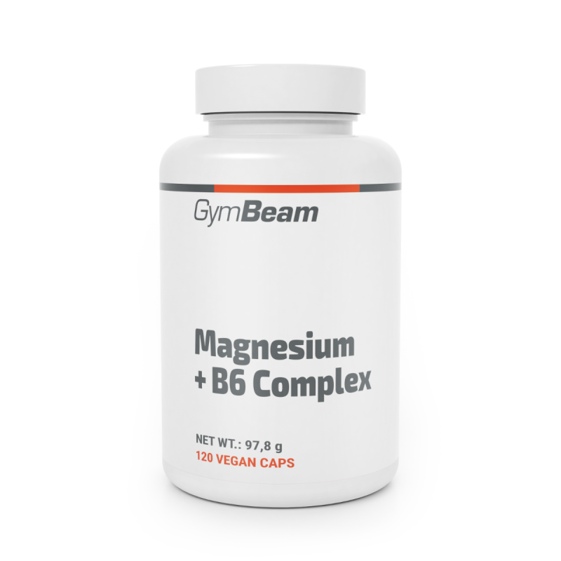 Магний + B6 комплекс, GymBeam, 120 капс