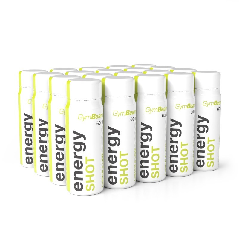 Energy Shot,GymBeam, 20 x 60 мл, лимон - лайм