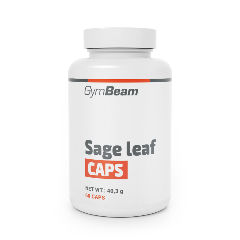 Листя шавлії,GymBeam, 60 капс