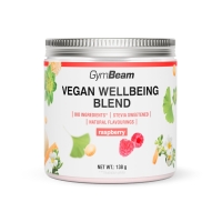 Смесь Vegan Wellbeing,GymBeam, 138 g, малина