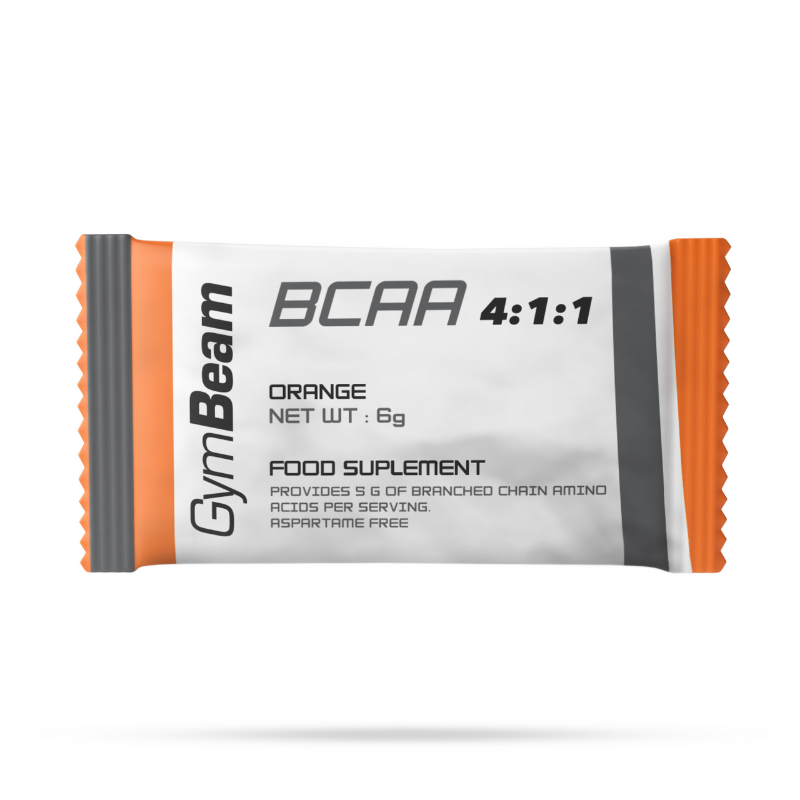 Пробник - BCAA 4:1:1 у формі порошку,GymBeam, 6 g, апельсин