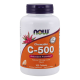 Вітамін C 500 мг льодяники,NOW Foods, 100 табл, апельсин