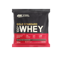Пробник 100% Whey Gold Standard, Optimum Nutrition, 24 x 30 g, двойной насыщенный шоколад