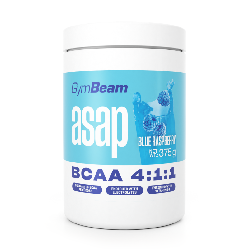 ASAP BCAA,GymBeam, 375 g, блакитна малина