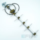 Антенна Yagi 915MHz 7 секций 11,9 dBi