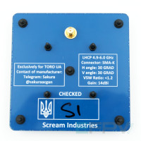 Patch Scream Sakura 14dBi LHCP