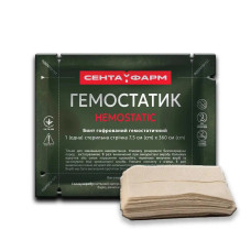 КРОВОСПИННИЙ БИНТ Гемостатик