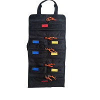Vehicle First-Aid Kit with Detachable Pouch Black