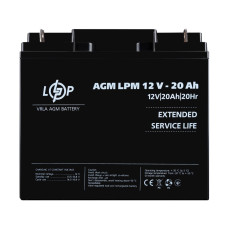 Розпродаж (4163) Акумулятор AGM LPM 12V - 20 Ah 09/23