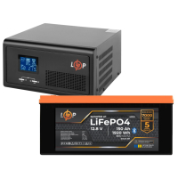 LogicPower UPS 1000W + Lithium (LiFePO4) Battery 1920 Wh Backup Power Kit