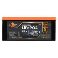 LP LiFePO4 Battery 12.8V - 230 Ah (2944Wh) (BMS 200A/100A) Plastic Smart BT