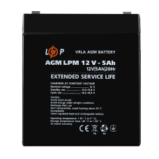 Розпродаж Акумулятор AGM LPM 12V - 5 Ah