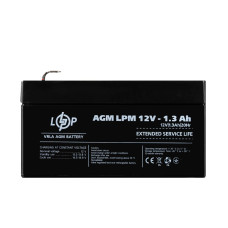 Розпродаж Акумулятор AGM LPM 12V - 1.3 Ah