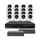 16-channel video surveillance kit GV-IP-K-W83/16 5MP