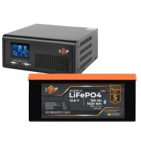 LogicPower UPS 600W Backup Power Kit + 1920 Wh Lithium (LiFePO4) Battery