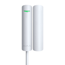 Дротовий датчик відкриття для приміщень AJAX DoorProtect Fibra (white)