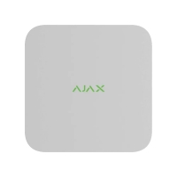 Ajax NVR (16ch) (8EU) 16-channel network video recorder, white