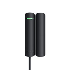 Дротовий датчик відкриття для приміщень AJAX DoorProtect Fibra (black)