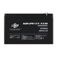 AGM Battery LPM 12V - 9 Ah