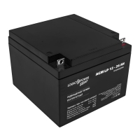AGM Battery LP 12V - 26 Ah Silver