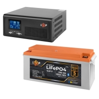UPS LogicPower B1000 + Lithium (LiFePO4) Battery 2944 Watts (19407+ 31170 230 Ah)