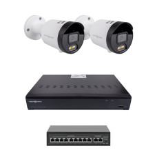 Комплект відеоспостереження на 2 камери GV-IP-K-W102/2 4MP (Ultra AI)