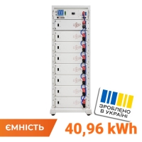 LP LiFePO4 Battery HVM 409.6V 100Ah (40960 Wh) BMS 125A AB Lrack white