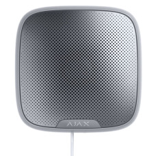 Дротова світлозвукова сирена для приміщень та вулиці AJAX StreetSiren Fibra (white)
