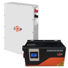 КРП LogicPower W3000 + литиевая (LiFePO4) батарея 5120 Вт (22892+38184 200 Ah)