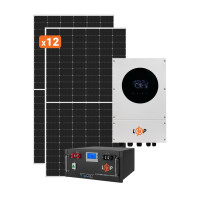 Solar Power Station (SPS) Premium 6kW Battery 5.1kWh LiFePO4 100 Ah
