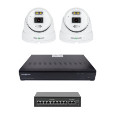 Комплект відеоспостереження на 2 камери GV-IP-K-W101/2 5MP (Ultra AI)